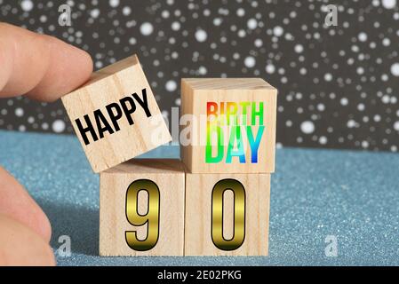 Happy 90th birthday Stock Photo