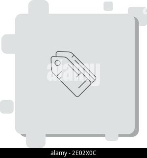 seo tags vector icon modern simple vector illustration Stock Vector