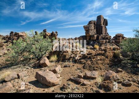 Rocks of Giants Playground, Keetmanshoop, Namibia Stock Photo