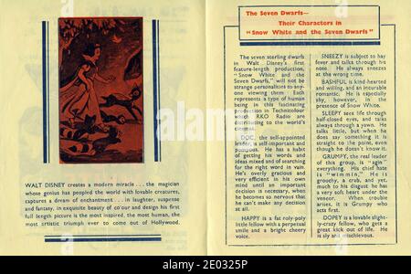 Snow White and the Seven Dwarfs (RKO, 1937). Poster File Reference ...