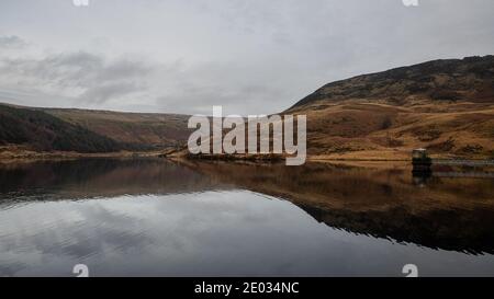 View of Dovestones reservoir Stock Photo