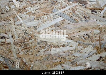 Empty wooden background. Smooth uniform surface of wood tiles with texture. Stock Photo