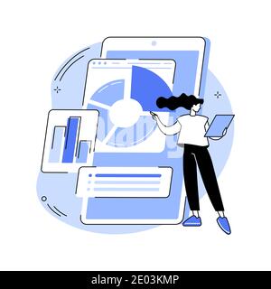 Rich Internet applications abstract concept vector illustration. Stock Vector