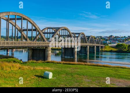 Balclutha Bridge in New Zealand Stock Photo