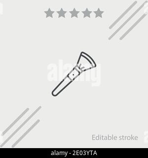 brush vector icon modern simple vector illustration Stock Vector