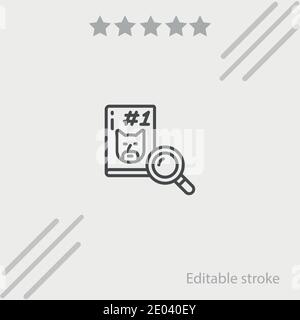 comic book vector icon modern simple vector illustration Stock Vector