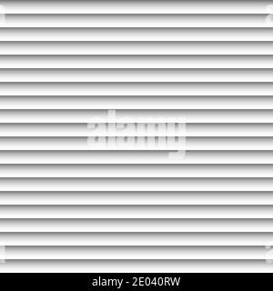 Abstract white geometric background with a gradient, the vector the horizontal strip window blinds, seamless background horizontal blinds Stock Vector