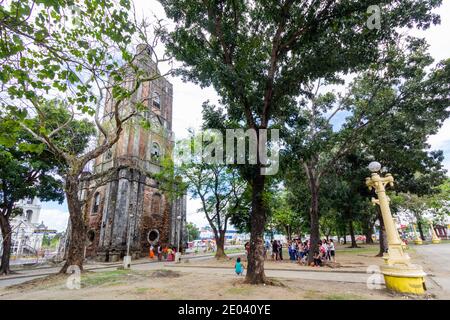 The belfry of Jaro Cathedral in Iloilo, Philippines Stock Photo