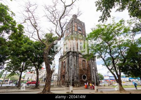 The belfry of Jaro Cathedral in Iloilo, Philippines Stock Photo