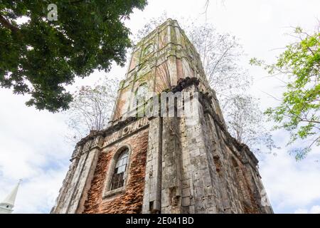 The belfry of Jaro Cathedral in Iloilo, Philippines Stock Photo