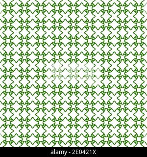 seamless guilloche background green, vector security grid for valuable documents, seamless guilloche grid pattern Stock Vector