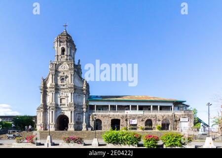 The baroque church of Morong in Rizal, Philippines Stock Photo