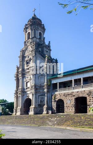 The baroque church of Morong in Rizal, Philippines Stock Photo