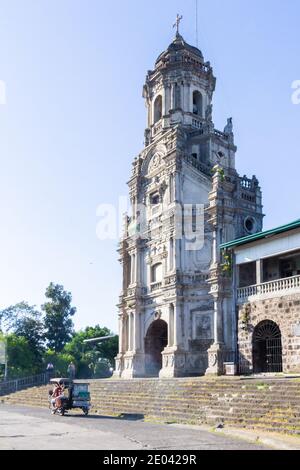 The baroque church of Morong in Rizal, Philippines Stock Photo