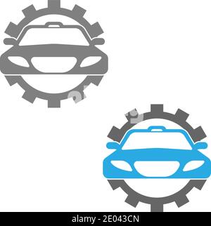 Auto car illustration logo vector template Stock Vector