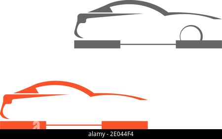 Auto car illustration logo vector template Stock Vector