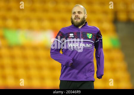 Norwich, Norfolk, UK. 29th December 2020; Carrow Road, Norwich, Norfolk, England, English Football League Championship Football, Norwich versus Queens Park Rangers; Teemu Pukki of Norwich City during the warm up Credit: Action Plus Sports Images/Alamy Live News Stock Photo