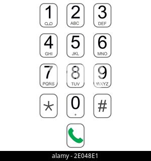 Phone dial number keypad screen mobile call. Dial keypad smartphone ...