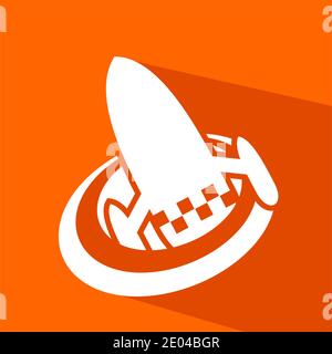 nice spaceship icon Stock Vector