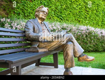 Northrop Frye Sculpture Statue, Toronto, Canada Stock Photo