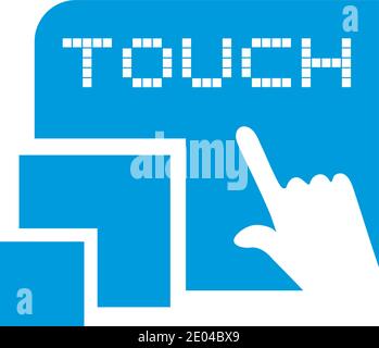 creative touch symbol Stock Vector