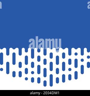 Abstract blue background rounded raindrops lines, vector blue background for advertisements Stock Vector