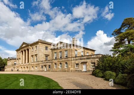 Basildon Park House in Berkshire, England, a Grade I listed country house designed by John Carr of York. Stock Photo