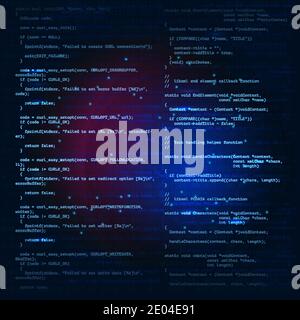 Digital java code text. Computer software coding vector concept ...