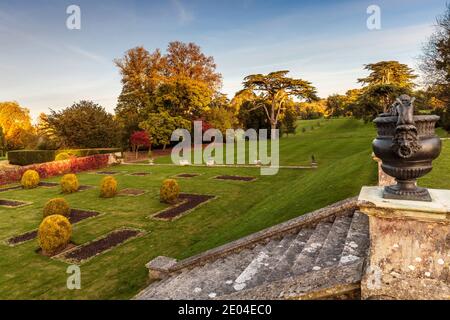 The gardens of Kingston Lacy, a country house and estate near Wimborne Minster, Dorset. Stock Photo