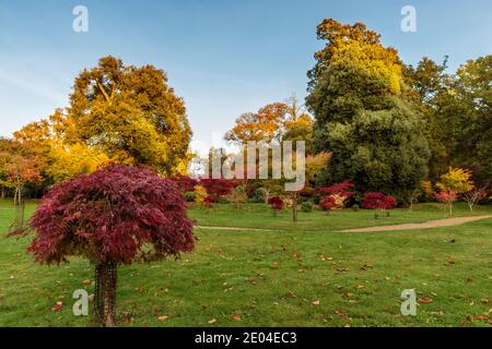 The gardens of Kingston Lacy, a country house and estate near Wimborne Minster, Dorset. Stock Photo