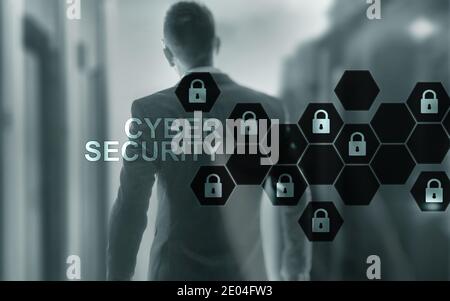 Cyber security 2021. Organization Data Protection concept Stock Photo