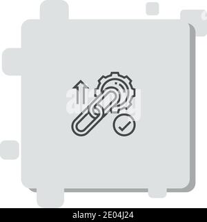 backlink vector icon modern simple vector illustration Stock Vector