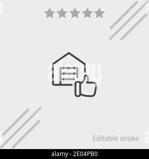 like vector icon modern simple vector illustration Stock Vector