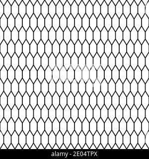 modern seamless pattern with hexagonal paving tiles for wallpaper design White Background Stock Vector