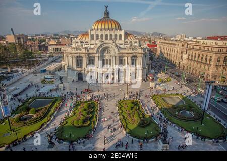 Palacio de Bellas Artes (Fine Arts Palace) Opera House, Mexico City, Mexico Stock Photo