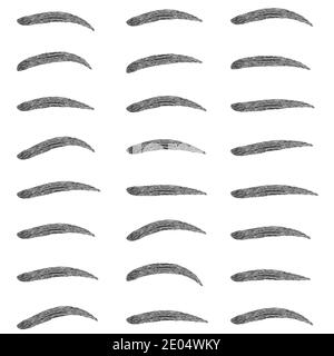 Set shape eyebrow design vector set of eyebrow shapes for makeup Studio, shape correction Stock Vector