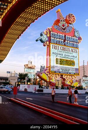 Circus Circus Hotel in Las Vegas, NV Stock Photo
