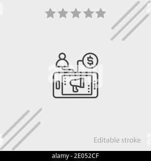 aggregate vector icon modern simple vector illustration Stock Vector