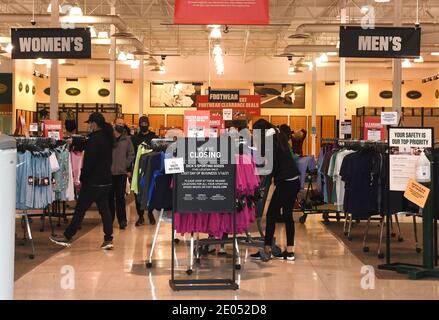 Mount Pleasant Wisconsin USA. 29th Dec 2020. The Dick s Clearance Outlet store formerly a full Dick s Sporting Goods store in Mount Pleasant Wisconsin is shown Tuesday December 29 2020. The store is c...