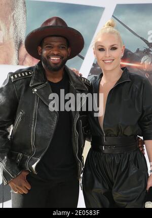 HOLLYWOOD CA: Lindsey Vonn, P.K. Subban, attends The Fast & Furious Presents: Hobbs & Shaw' Film Premiere At The Dolby Theater in Hollywood California on July 13, 2019 Credit: Faye Sadou/MediaPunch Stock Photo