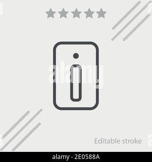 mac pro vector icon modern simple vector illustration Stock Vector