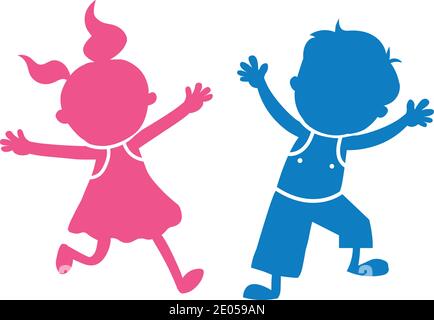 kids concept vector illustration icon design Vector Stock Vector