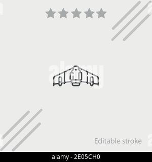 jetpack vector icon modern simple vector illustration Stock Vector