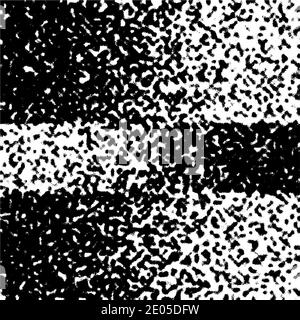 Black and white  noise abstract background with line Stock Vector