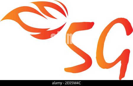 5g logo sign vector template Vector technology icon network sign 5G Stock Vector