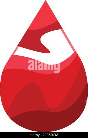 Blood Donation Logo Template Design Vector Blood logo template vector icon Stock Vector