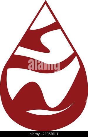 Blood Donation Logo Template Design Vector Blood logo template vector icon Stock Vector