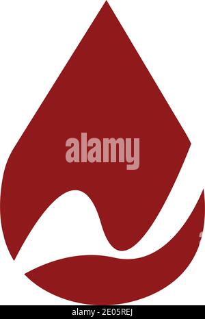 Blood Donation Logo Template Design Vector Blood logo template vector icon Stock Vector