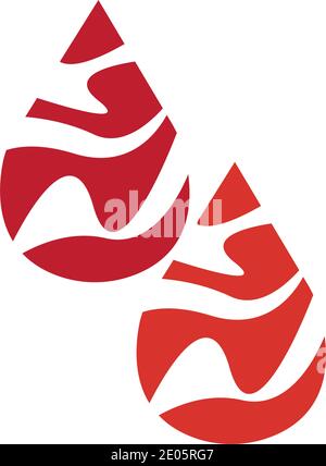 Blood Donation Logo Template Design Vector Blood logo template vector icon Stock Vector