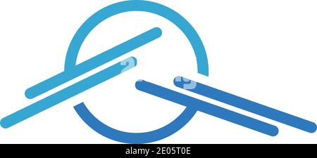 Bridge Logo Template vector icon illustration design Stock Vector